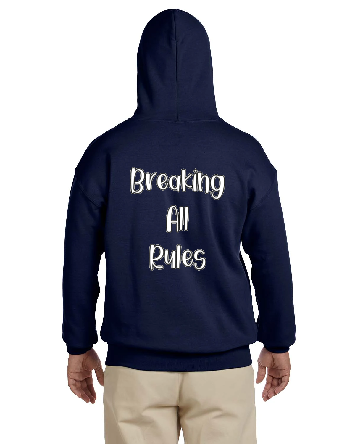 Breaking All Rules Hoodie (Navy)